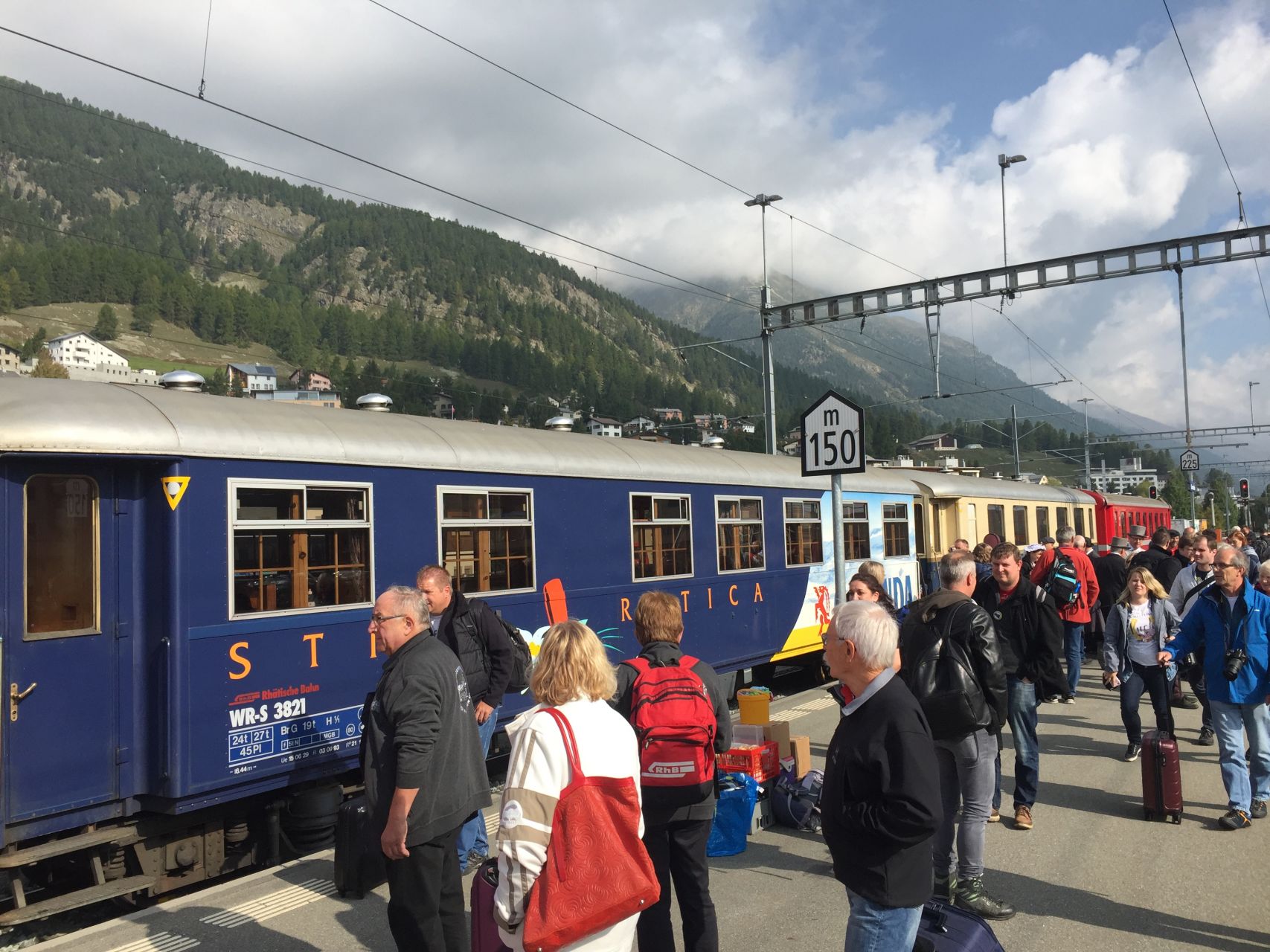 Angekommen in Samedan